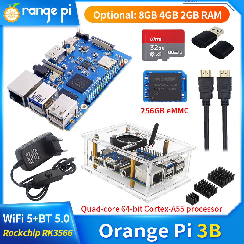 Khadas Vim4 8Gb - Oranye Pi 3B 8GB 4GB 2GB