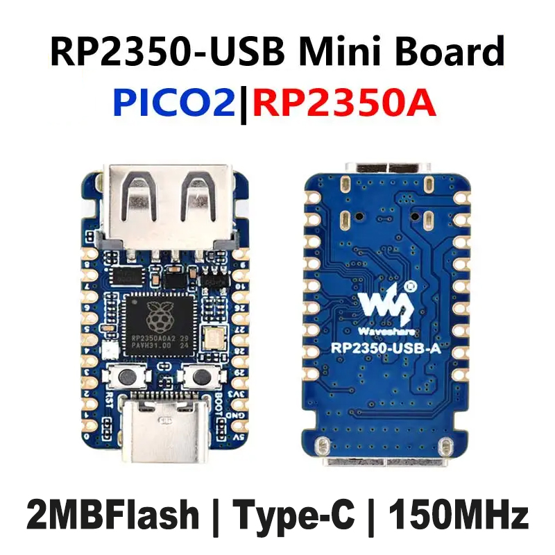 Banana Pi Bpi-M5 - Raspberry Pi Pico 2 RP2350-USB-A Papan