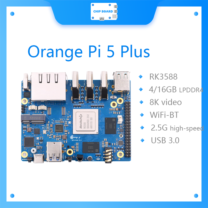 Orange Pi 5 Plus 16G RAM Papan - Orange Pi 5 Plus 16Gb ulasan dan harga