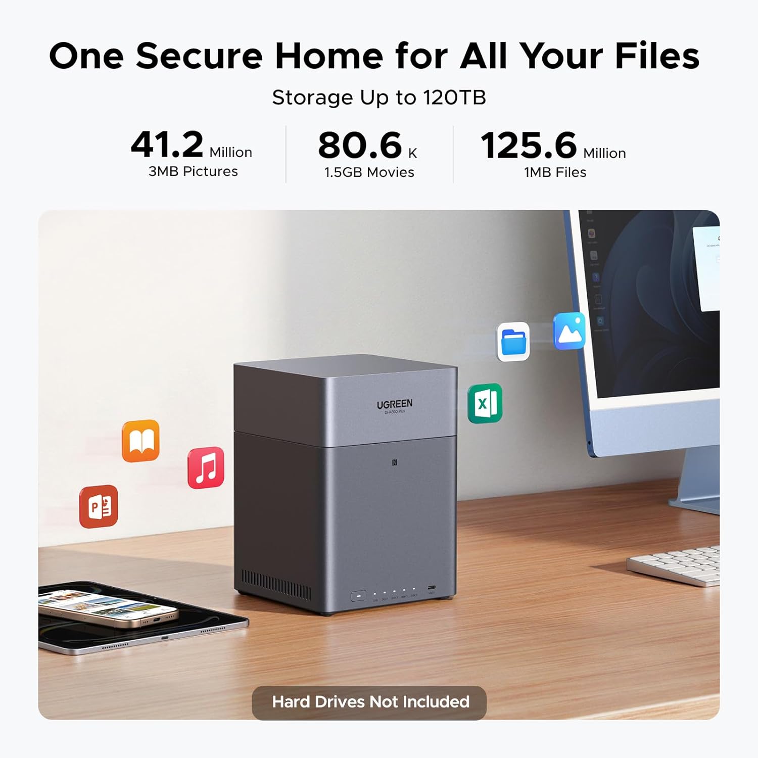 UGREEN NAS DH4300 Plus 4 Bay D - Khadas Vim4 8Gb ulasan dan harga